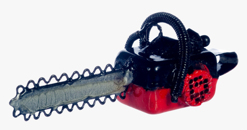 1 Inch Scale Dollhouse Miniature Chainsaw - Display Your Chainsaw, HD Png Download