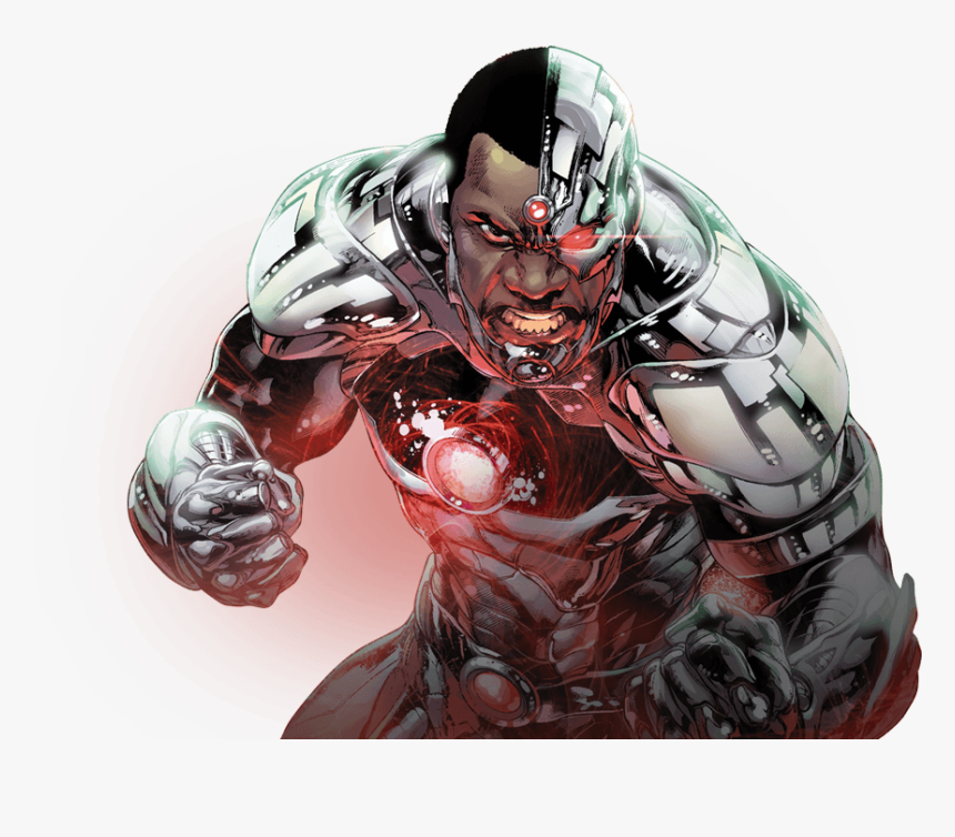 Cosmic Crossroads Cyborg - Cyborg Comic Art, HD Png Download