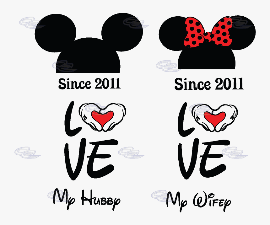 Transparent Kinetic Energy Clipart - Love Mickey E Minnie, HD Png Download