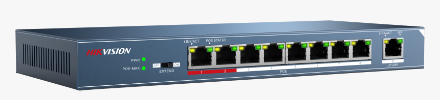 Hikvision Switch 8 Port, HD Png Download