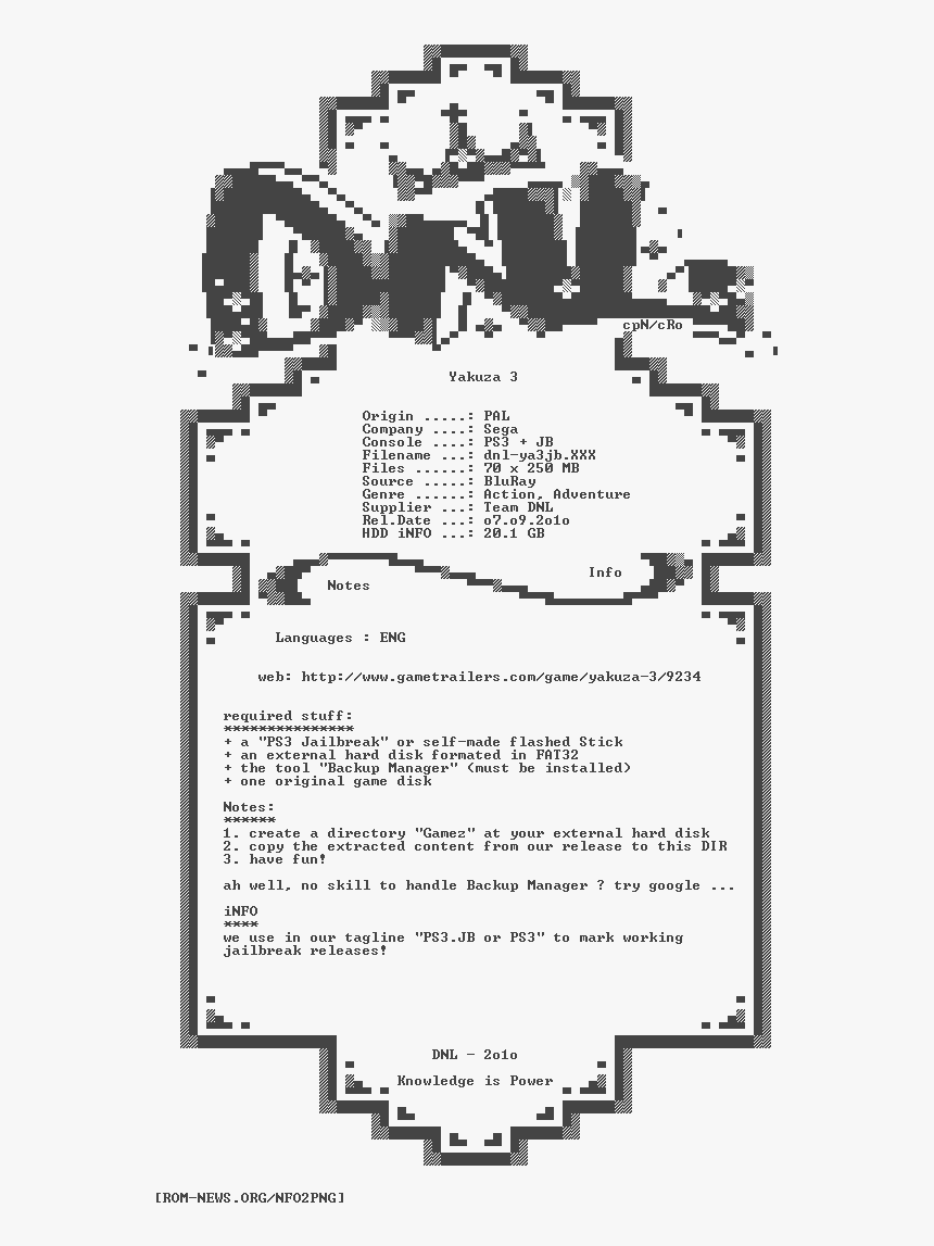 Yakuza - 3 - Ps3 Dnl - Differential Nonlinearity - Differential Nonlinearity, HD Png Download