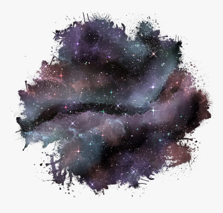 Galaxy Drawing Watercolor Painting - Galaxy Watercolor Png, Transparent Png
