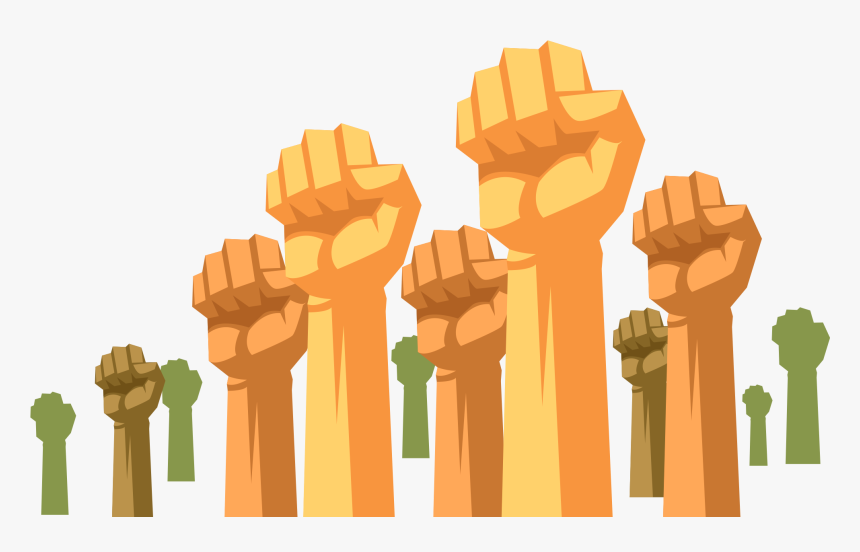 Raising Hand Png Image Free Download Searchpng - Happy Independence Day 72th, Transparent Png