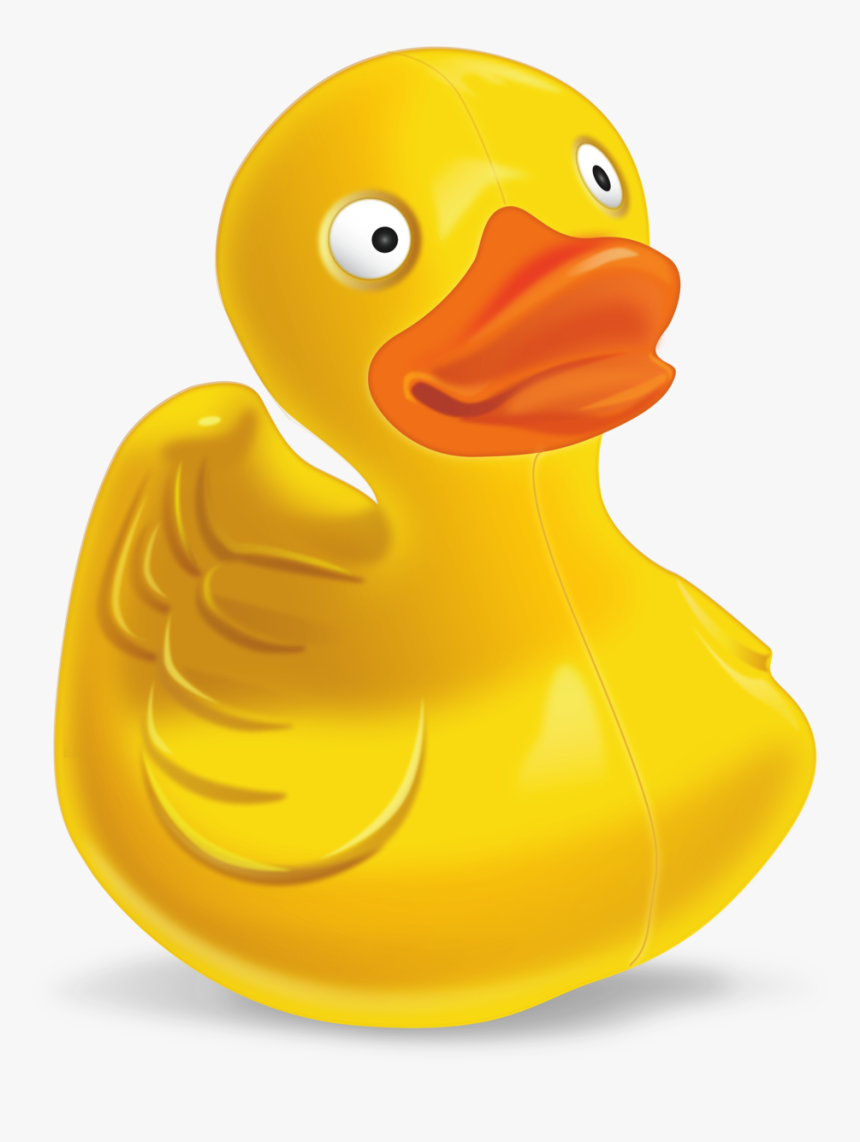Cyberduck Icon - Rubber Ducky In Water Clipart, HD Png Download
