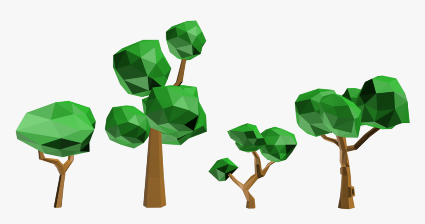 3d Tree Low Poly , Png Download - Free Low Poly 3d Trees, Transparent Png