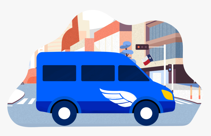 Supershuttle Austin - Airport Transportation, HD Png Download