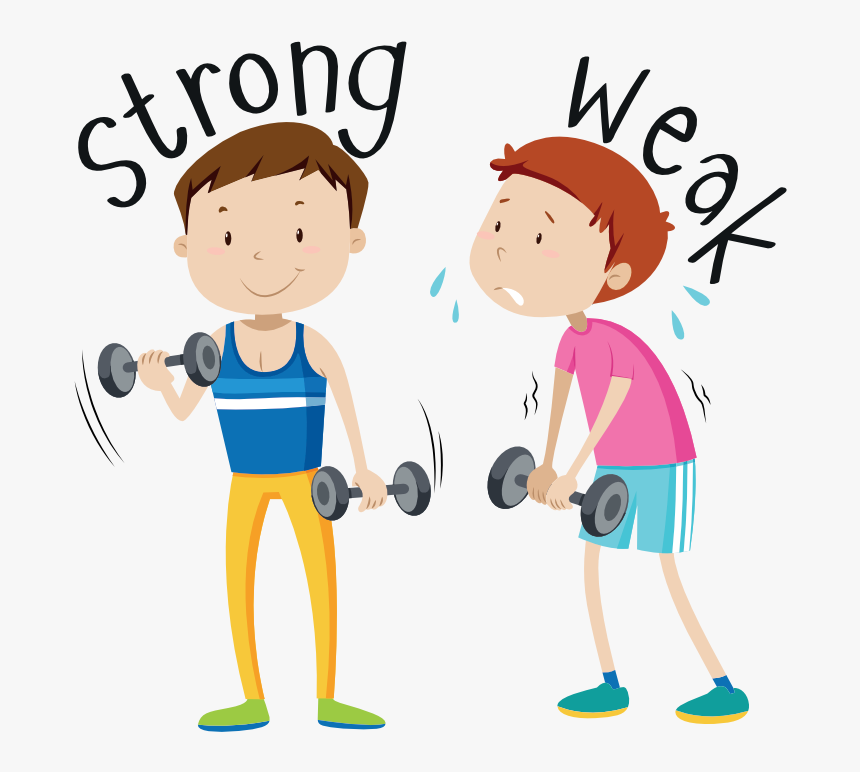 Strong Vs Weak, Life Vs Live - Strong And Weak, HD Png Download