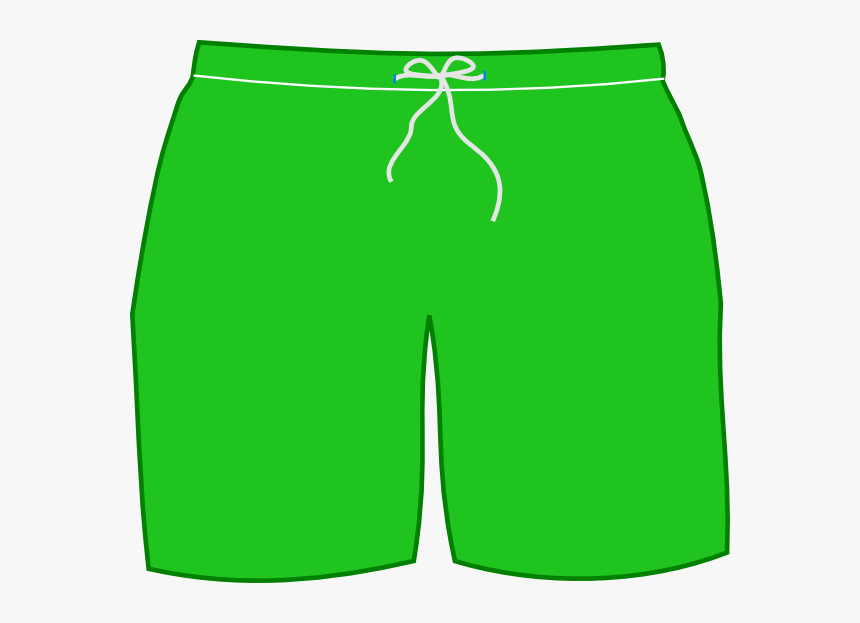Green Swim Shorts Clip Green Shorts Clipart, HD Png Download