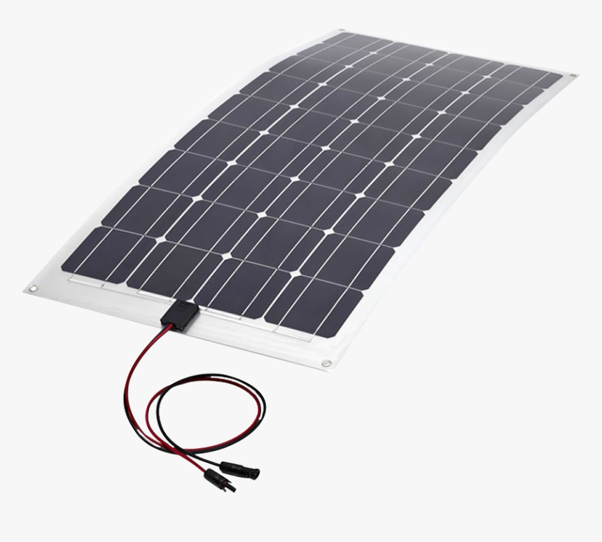 Solar Power Png Picture - Semi Flexible Solar Panel 100w, Transparent Png