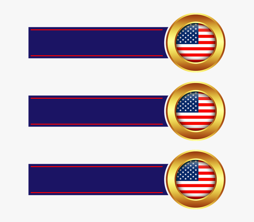 Banner, For Design, Computer Graphics, Design, Graphics - Usa Flag, HD Png Download