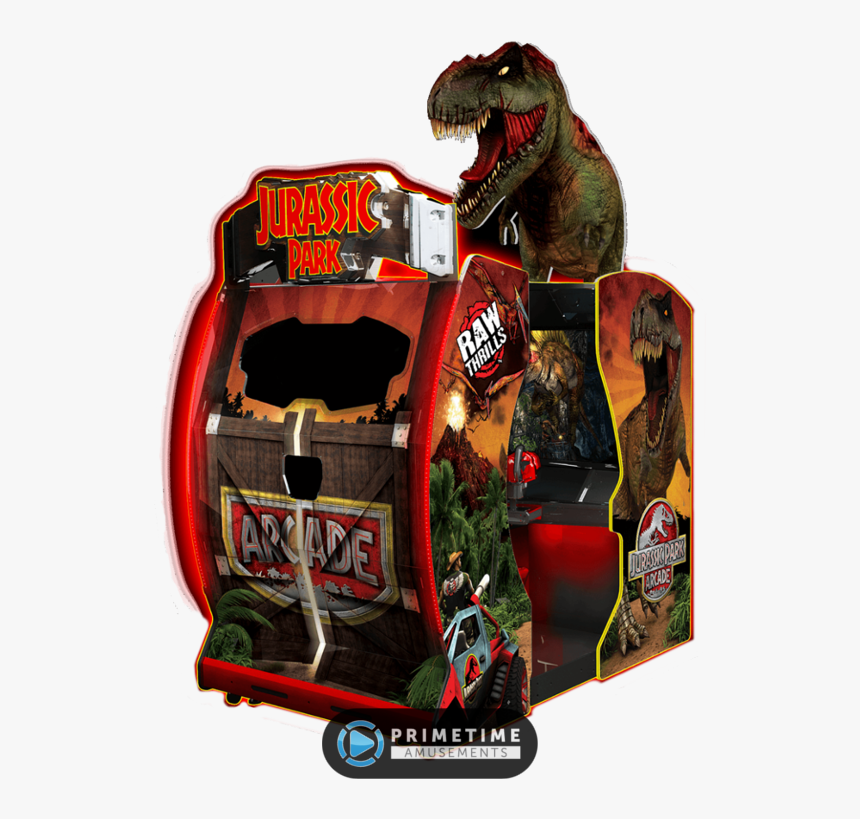 Jurassic Park Arcade By Raw Thrills - Jurassic Park Arcade Game, HD Png Download
