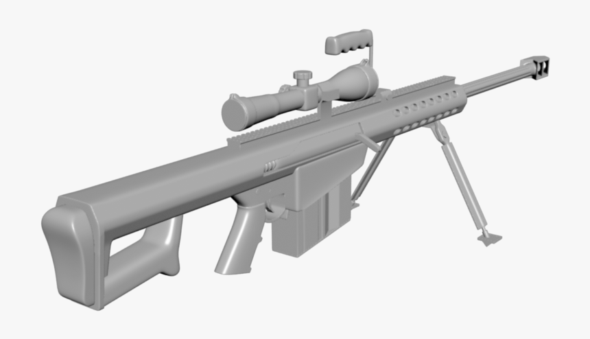 Low Poly Sniper Png Image - Sniper Rifle, Transparent Png