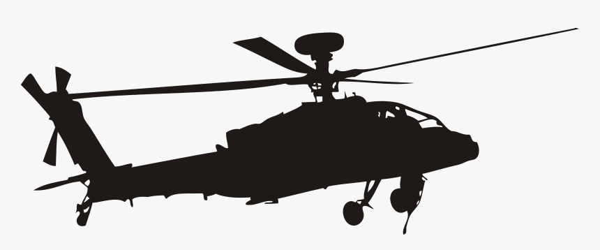 Helicopter Silhouette Png - Silhouette Helicopter, Transparent Png