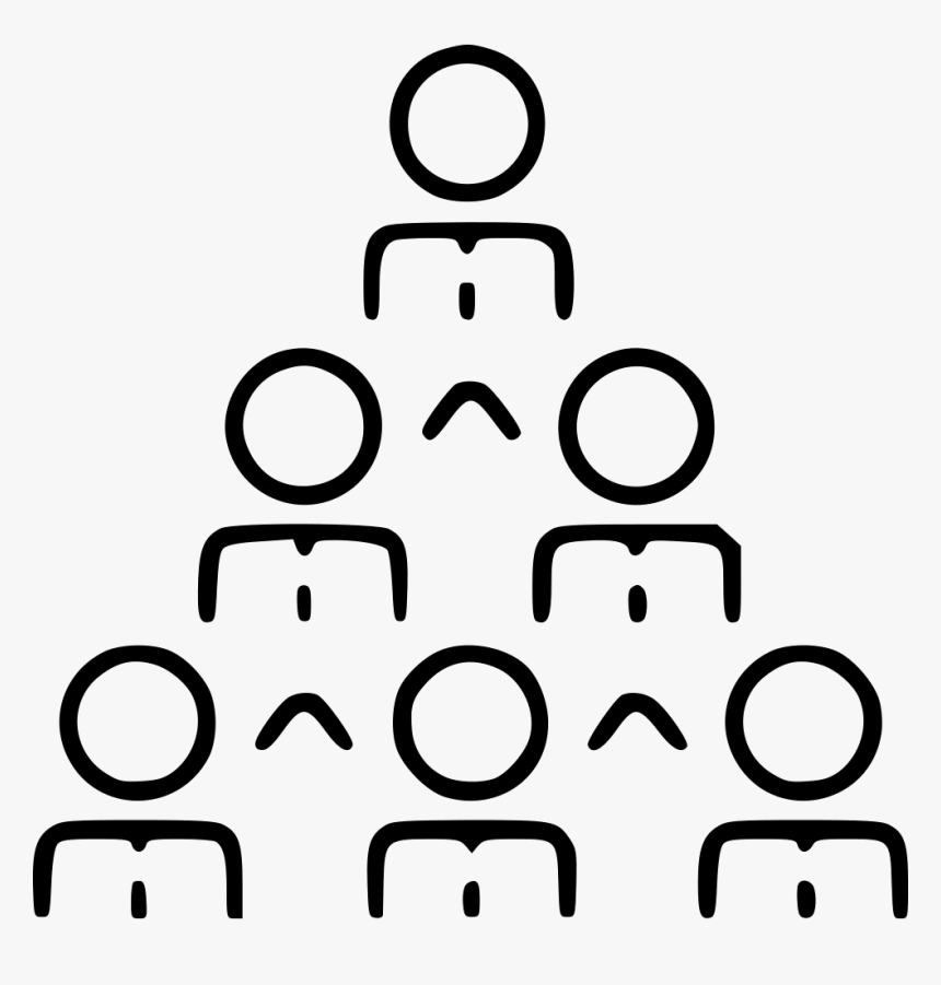 Business Pyramid People Cooperation Leader Organization, HD Png Download