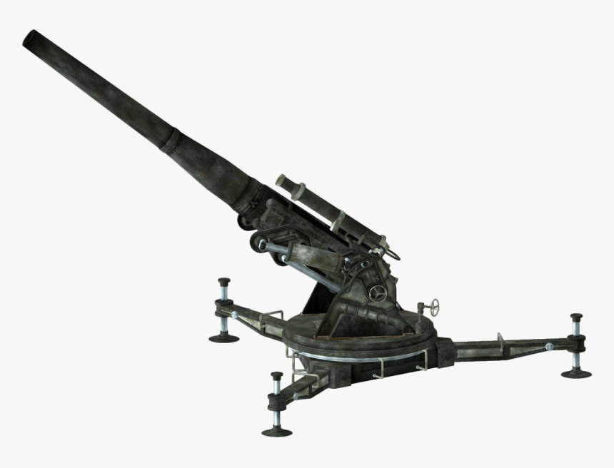 Artillery Gun Png - Anti Aircraft Gun Clip Art, Transparent Png