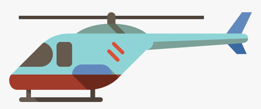 Helicopter Rotor Airplane - Helicopter Png Vector, Transparent Png