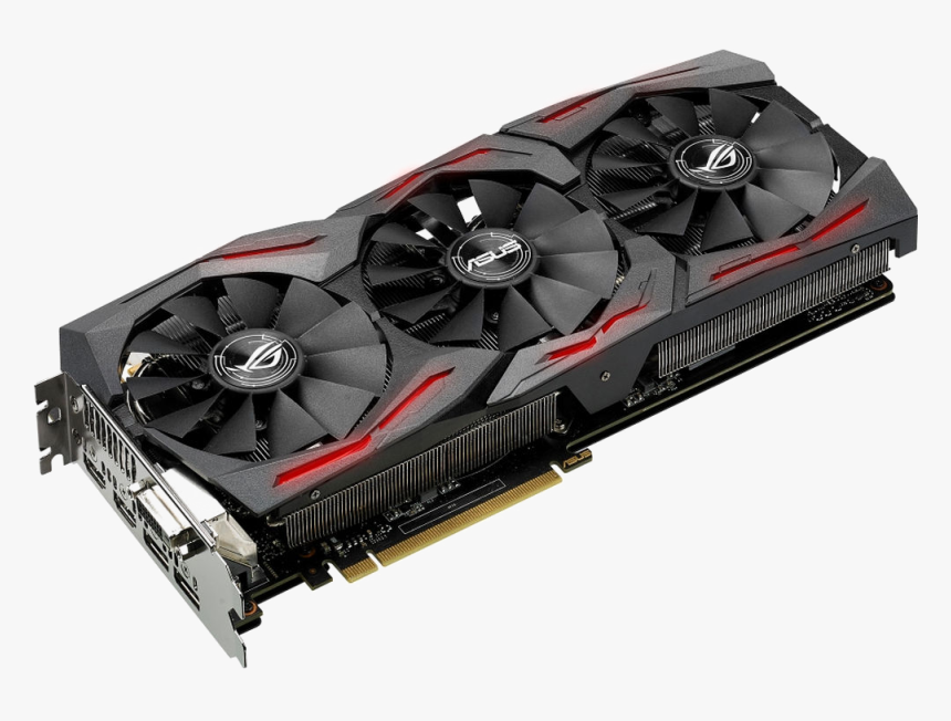 Graphics Card Png Transparent Hd Photo - Asus Gtx 1080 Rog Strix 8gb, Png Download