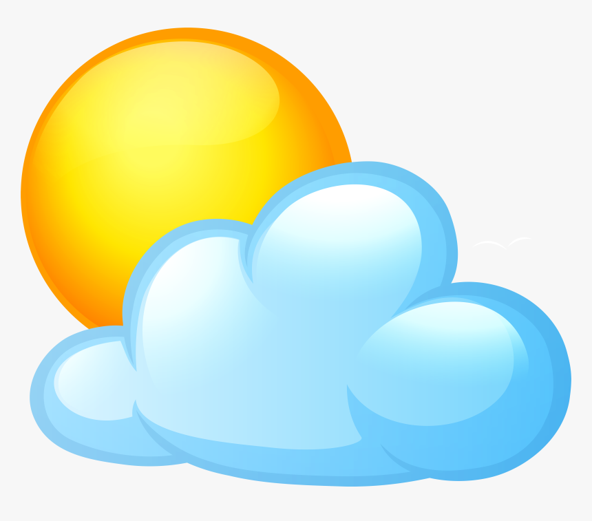 Sun And Cloud Png, Transparent Png