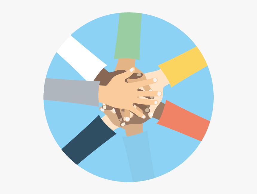 Image Of Hands Together In A Pact - Co Operative Society In India, HD Png Download
