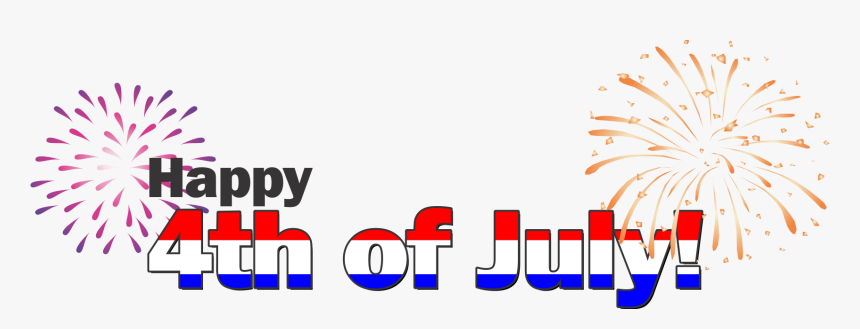 Transparent 4th Of July Stars Png - Happy 4th Of July Words, Png Download