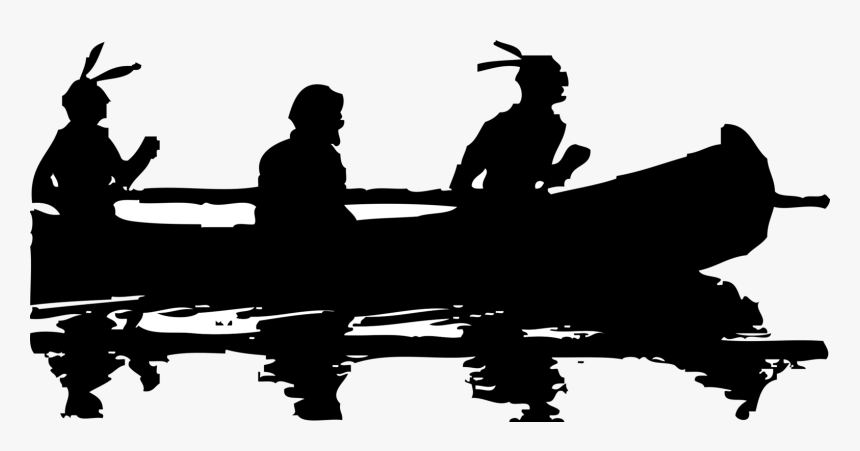Native American Canoe Clipart, HD Png Download