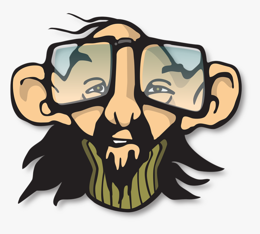 Hippie Guy Cartoon, HD Png Download