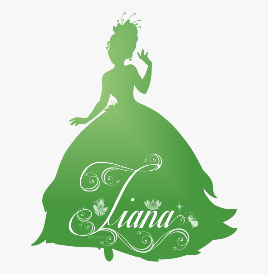 Tiana Silhouette - Princess And The Frog Silhouette, HD Png Download
