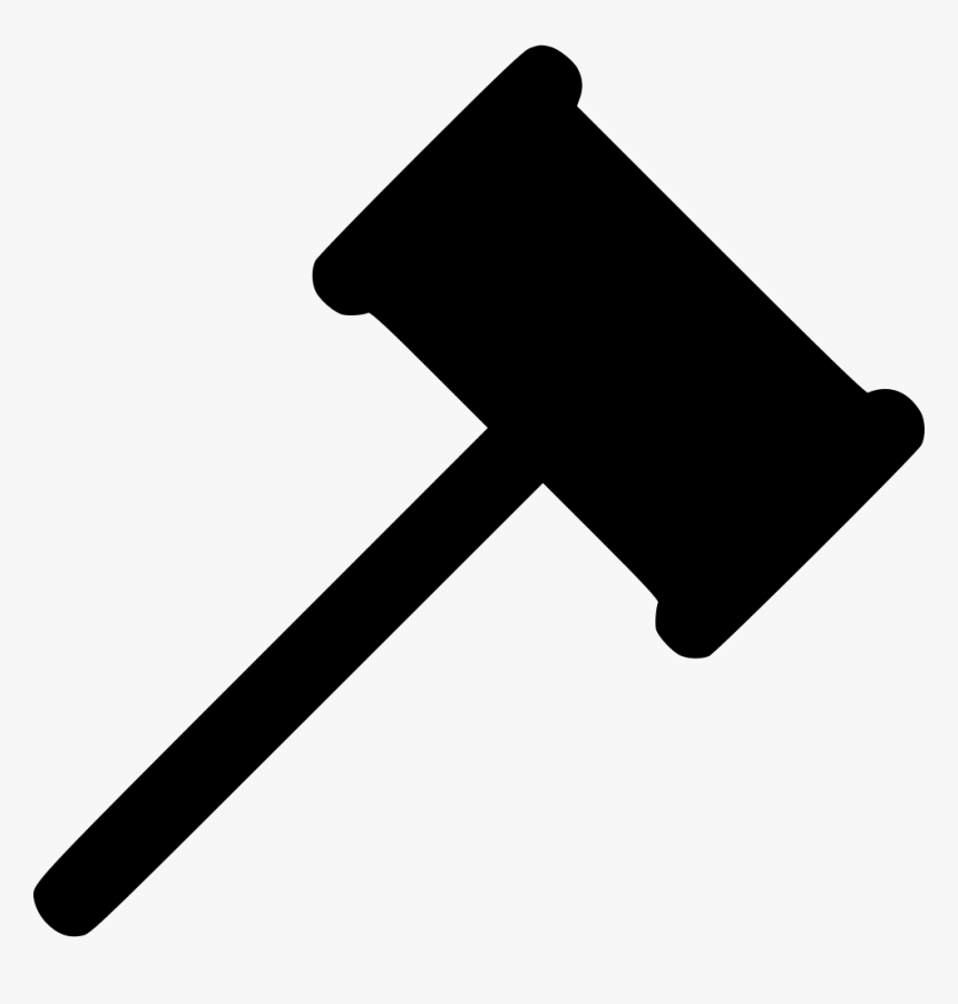 Jpg Library Lawyer Clipart Don T Judge - Court Hammer Icon Png, Transparent Png