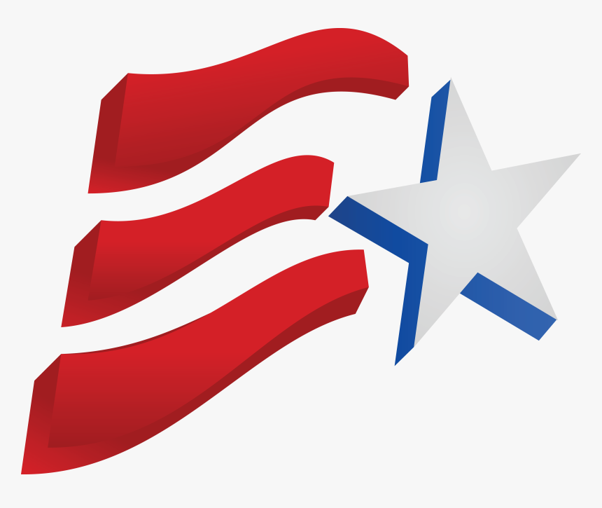 Free Clipart Of A Fourth Of July Star And American - Clipart Stars And Stripes, HD Png Download