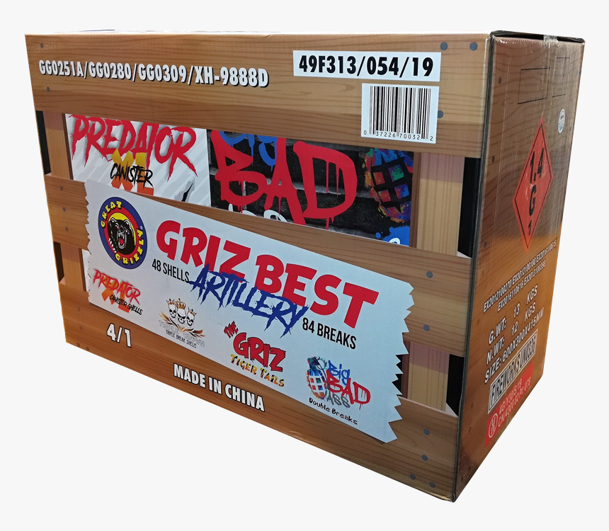 Image Of Griz Best Artillery Assortment - Wood, HD Png Download