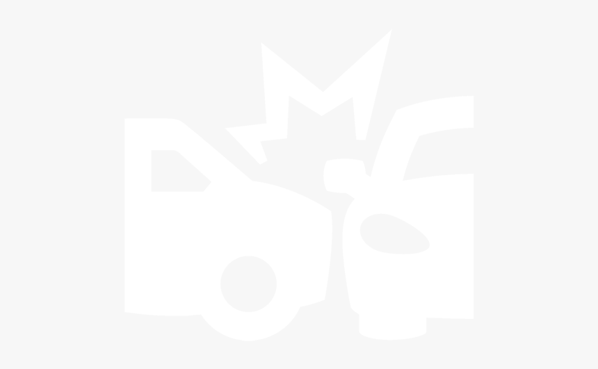 Auto Accidents - Car Crash Icon White, HD Png Download