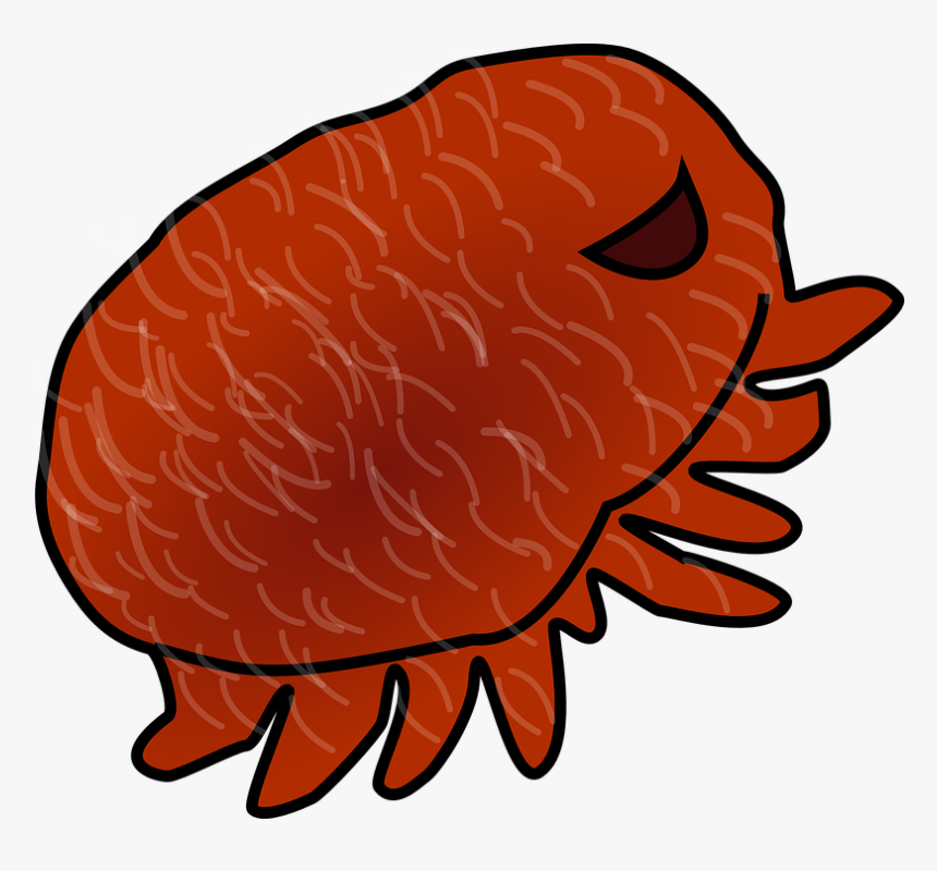 Parasite, Louse, Red - Varroa Mite Clip Art, HD Png Download