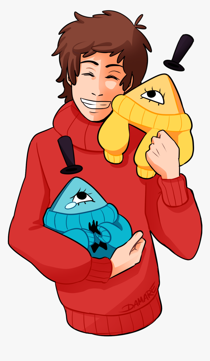 Cuddling Clipart Transparent - Dipper Pines, HD Png Download