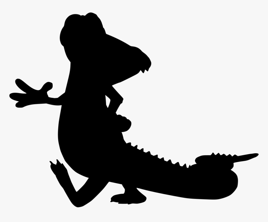 Crocodile In Water Drawing - Naple Tree, HD Png Download