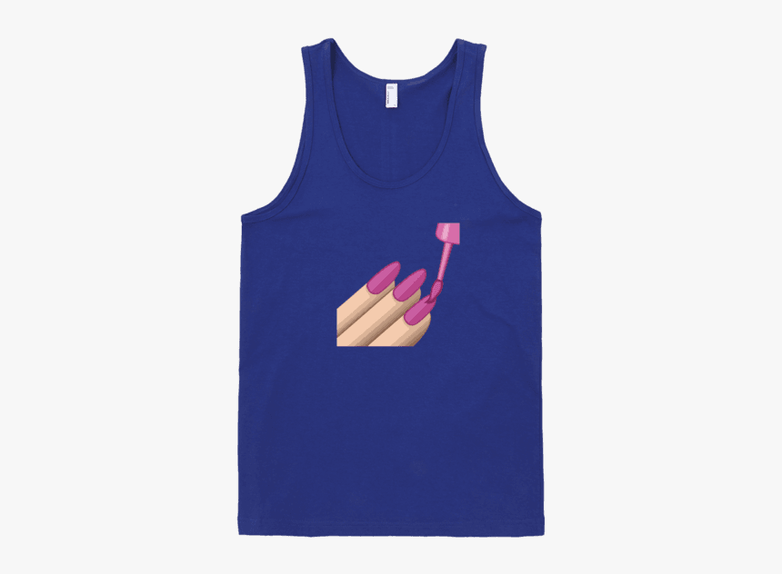 Nail Polish Emoji Tank Tank Top Swish Embassy 
 Class - Active Tank, HD Png Download