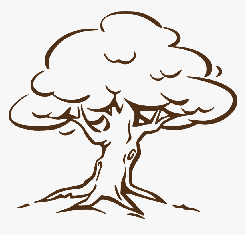 Tree Black And White, HD Png Download