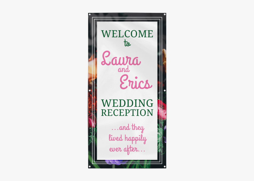 Wedding Reception Banner Template Preview - Banner, HD Png Download
