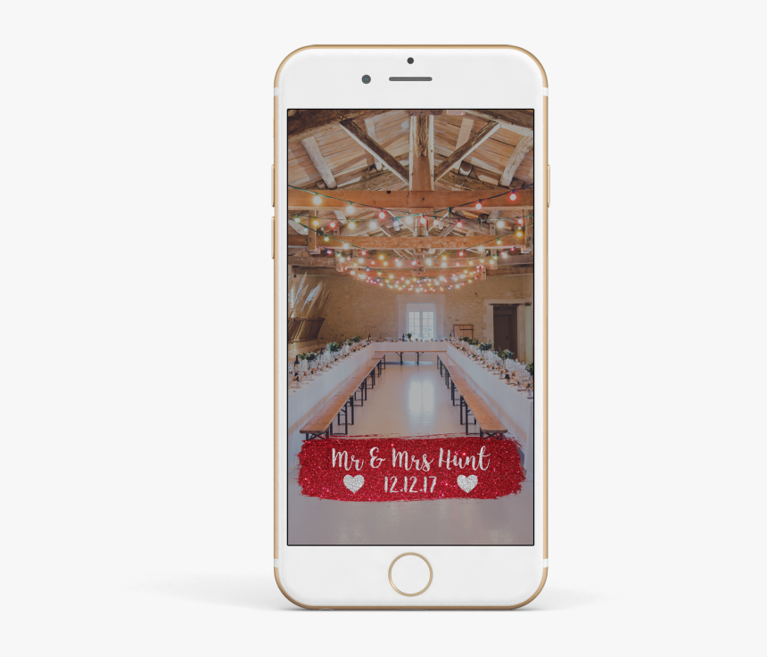 Snapchat Wedding Filter - Iphone, HD Png Download