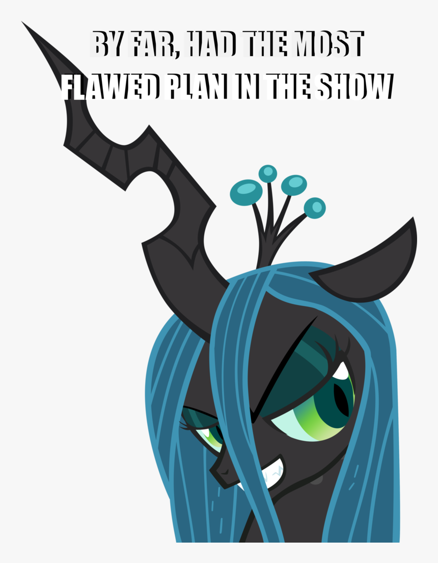 Caption, Evil Grin, Grin, Image Macro, Insult, Meme, - My Little Pony Queen Chrysalis Png, Transparent Png