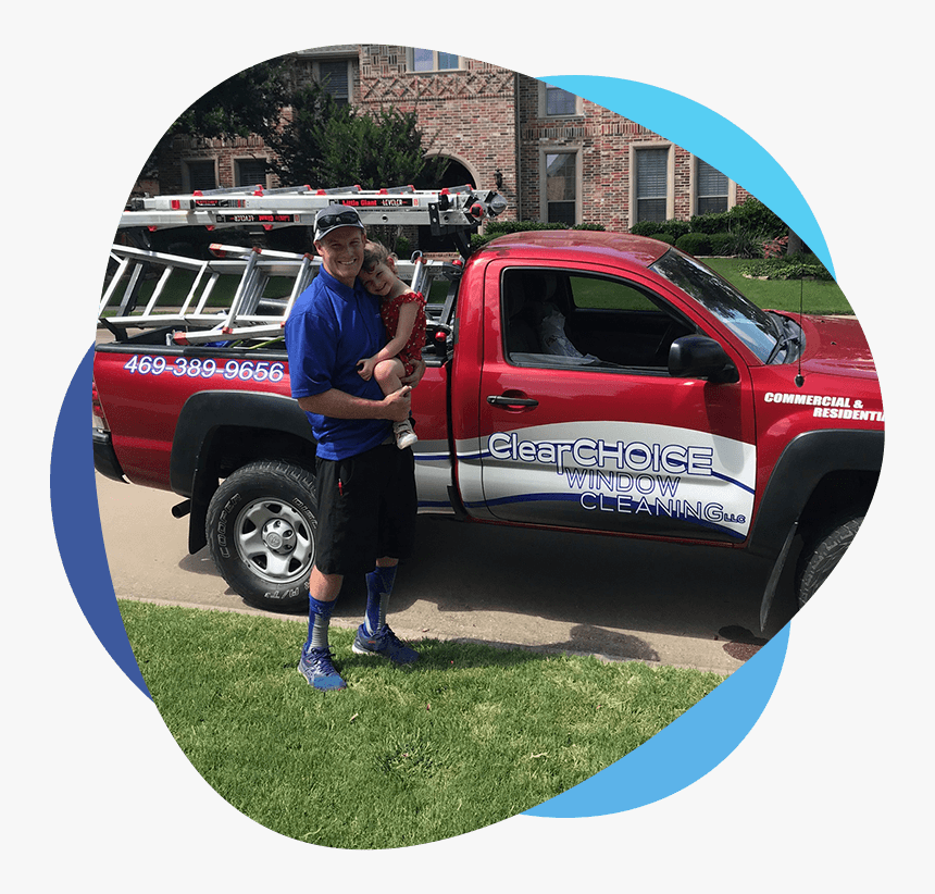 Window Cleaner In Frisco Texas - Pickup Truck, HD Png Download