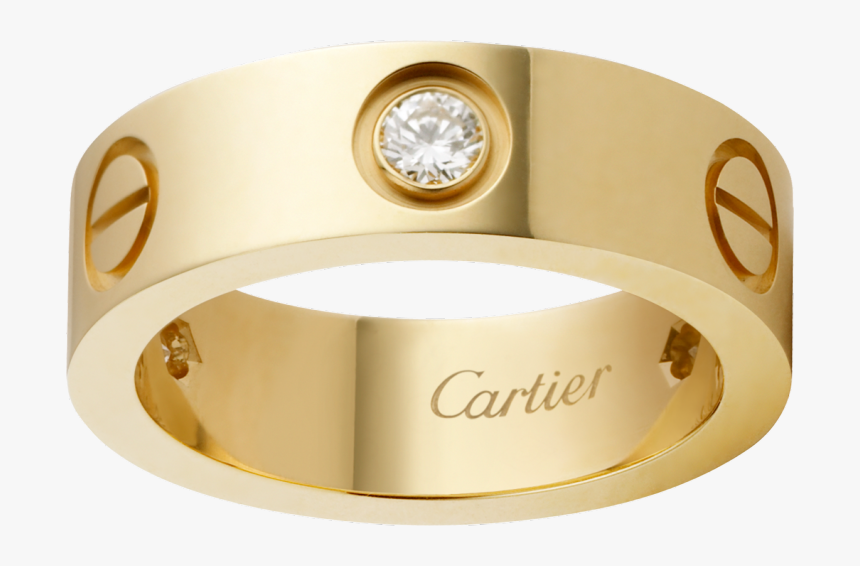 Cartier Ring With Diamond, HD Png Download