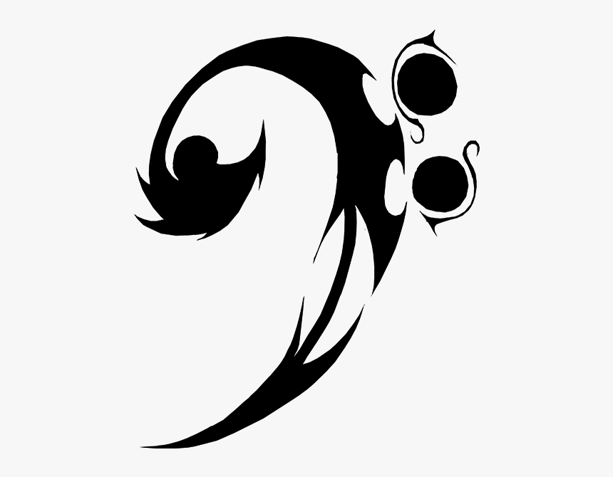 Clef Bass Musical Note Clip Art - Free Bass Clef Png, Transparent Png