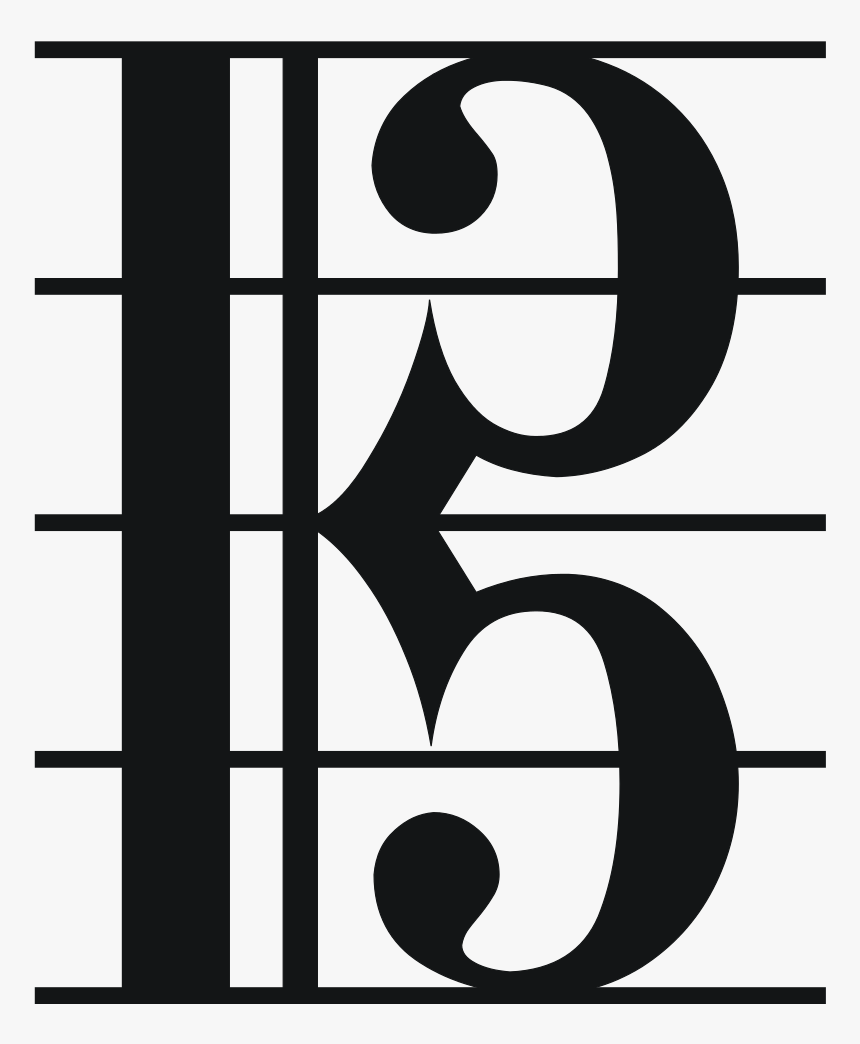 C4 On Tenor Clef, HD Png Download