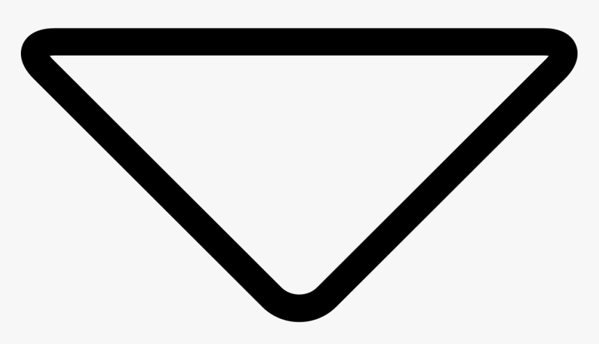 Graphic Royalty Free Arrow Triangle Outline Svg Png - Element Wasser Symbol, Transparent Png