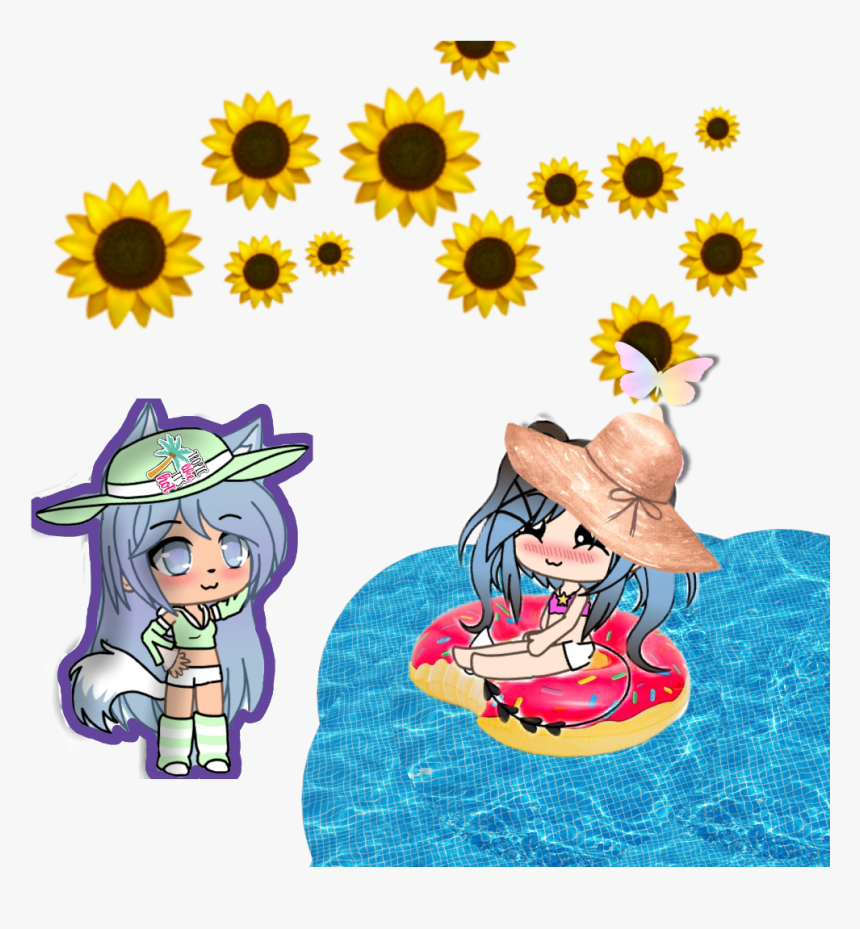 Pool Time With Gacha, HD Png Download , Transparent Png Image PNGitem