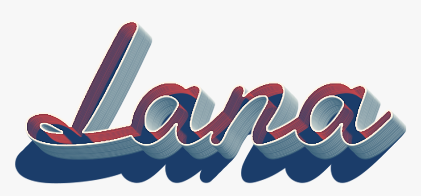 Lana 3d Letter Png Name, Transparent Png