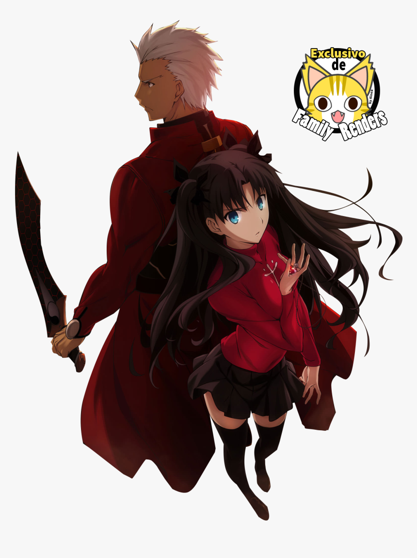 Render Rin Y Archer Fate Stay Night Ubw Archer Rin Tohsaka Png Transparent Png Transparent Png Image Pngitem