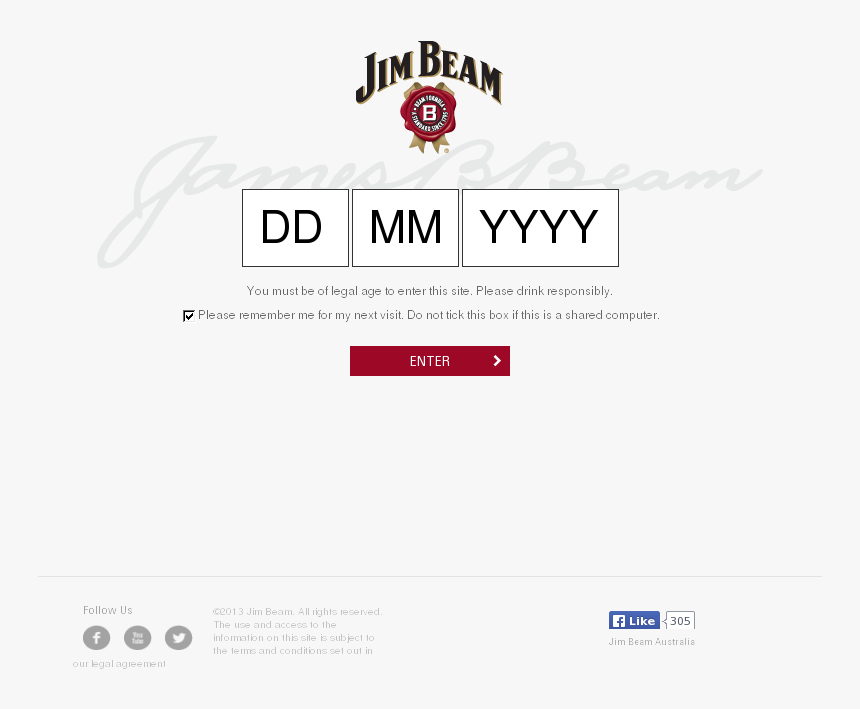 Jim Beam Logo Png, Transparent Png