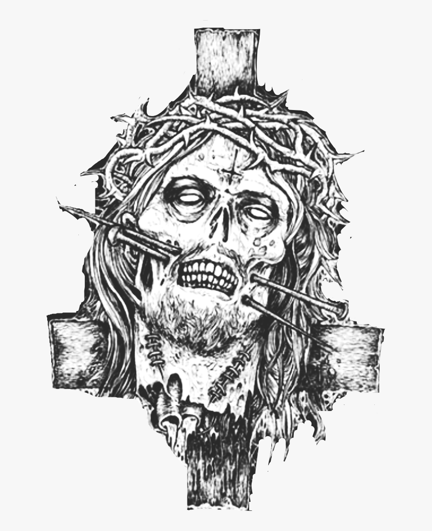 #jesus #evil #satanic #cross #freetoedit, HD Png Download
