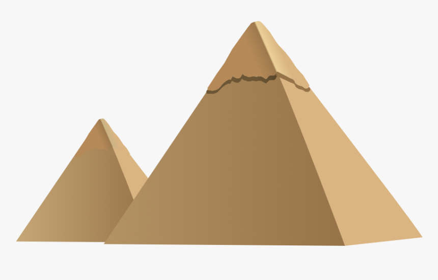 Triangle Pyramid Brown, HD Png Download , Transparent Png Image - PNGitem